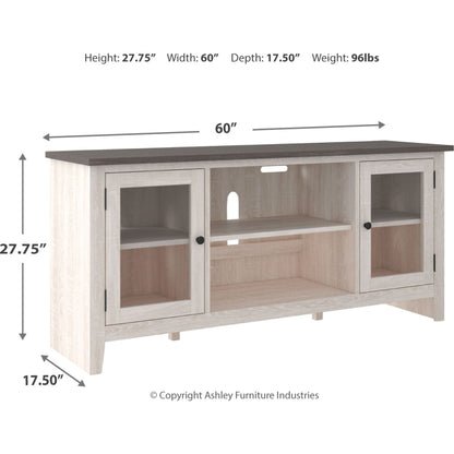 Dorrinson TV Stand - Two-tone