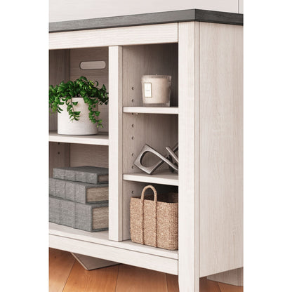 Dorrinson Corner TV Stand - Two-tone