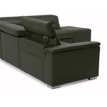 Basil 4 Piece Power Reclining Sectional